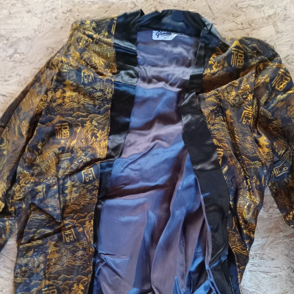 Glendale original silk and satin kimono 1950's
